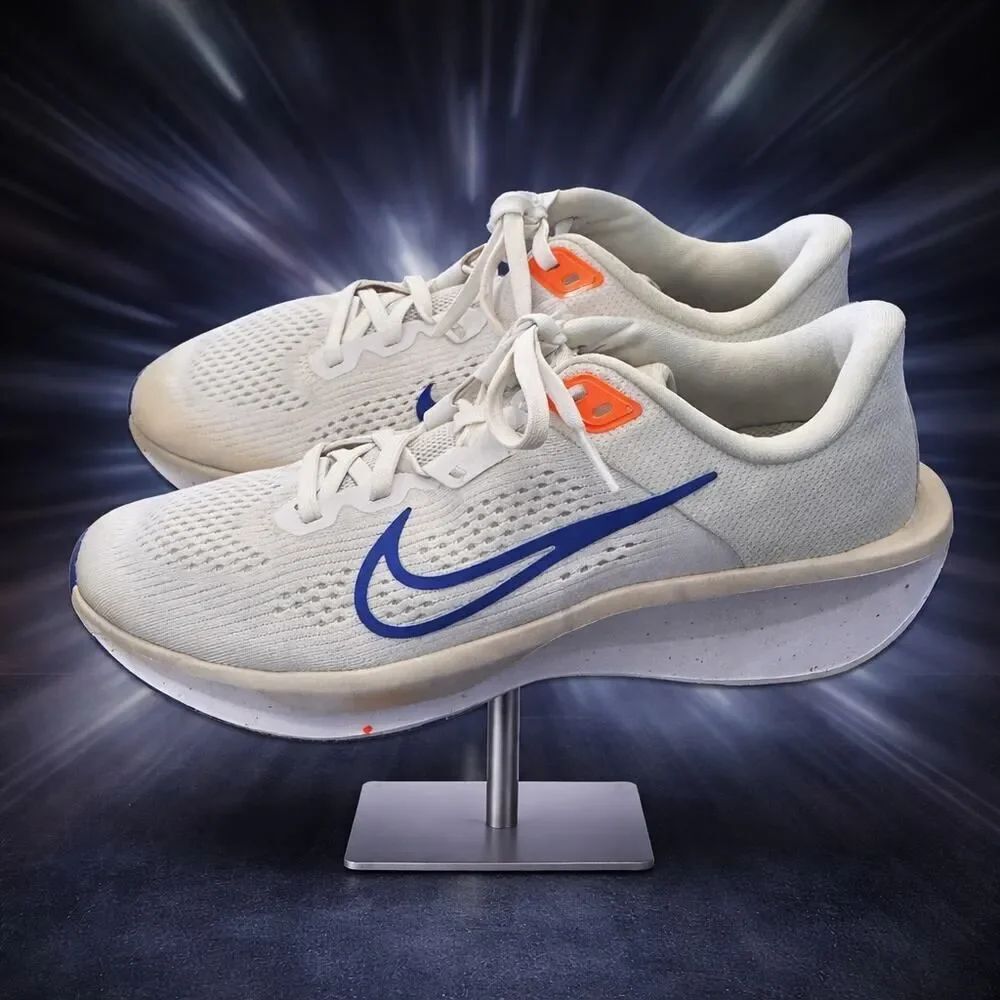 Nike Quest 6 Women's HQ4219-100 White Racer Blue Running Shoes Sneakers 8.5